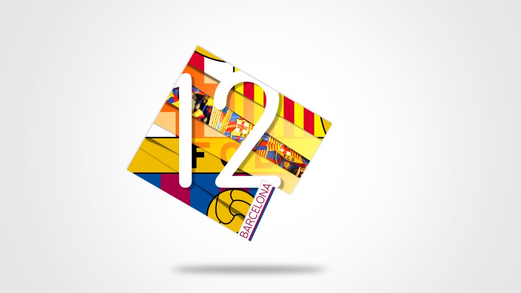 Φρέσκα Ποδοσφαιρικά Λογότυπα στο Photoshop - Barcelona