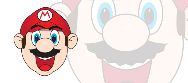 Χαρακτήρας Super Mario illustator